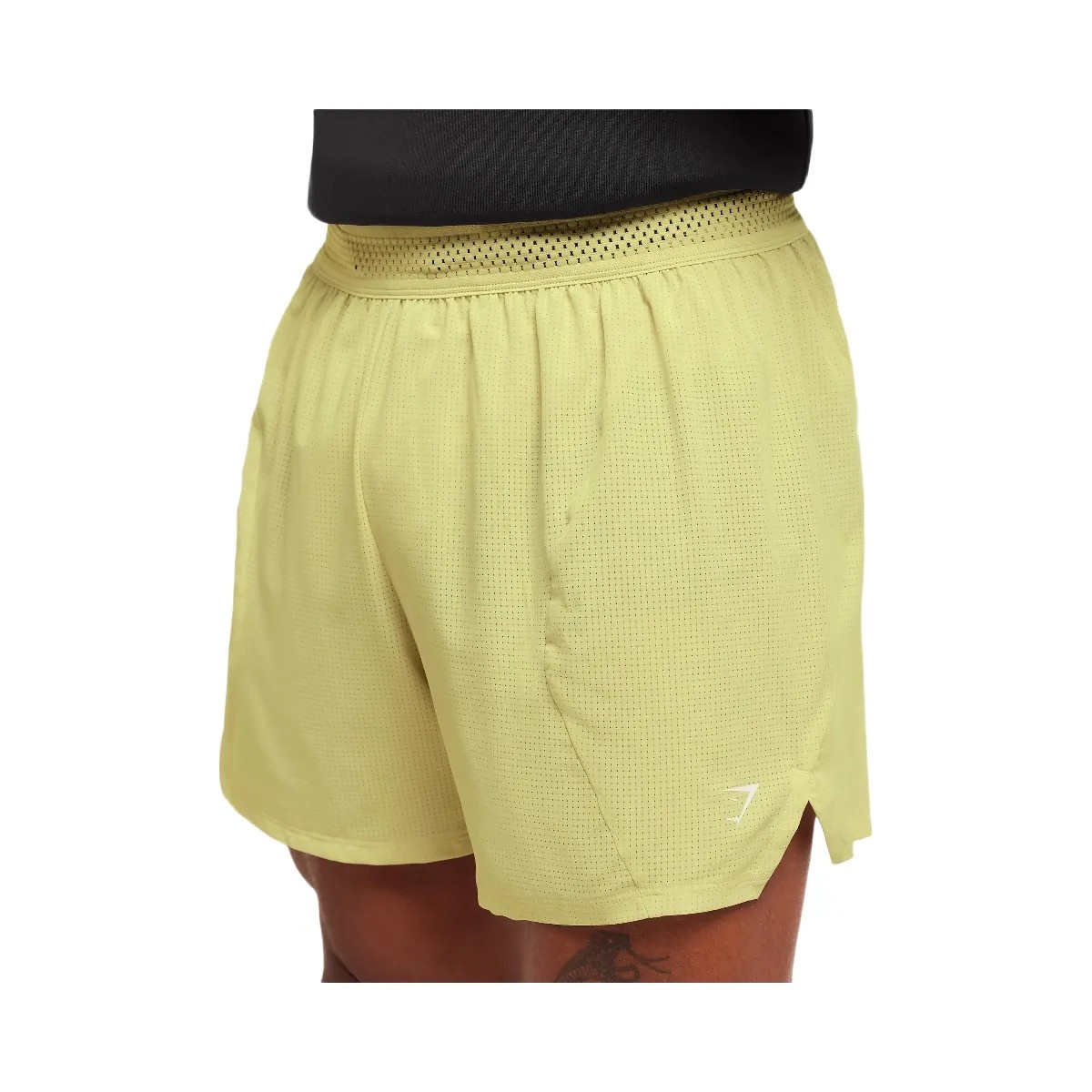 Gymshark Running 5" Shorts "Sorbet Yellow" - HypeFly India View 6