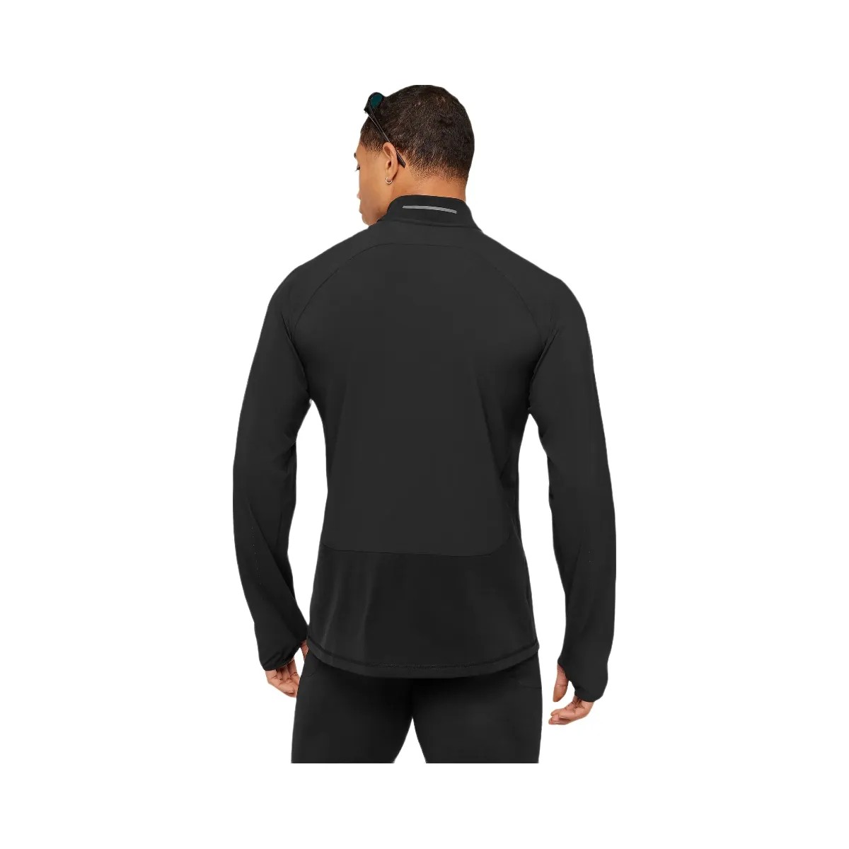 Gymshark Running Elite 1/4 Zip "Black" - HypeFly India View 3