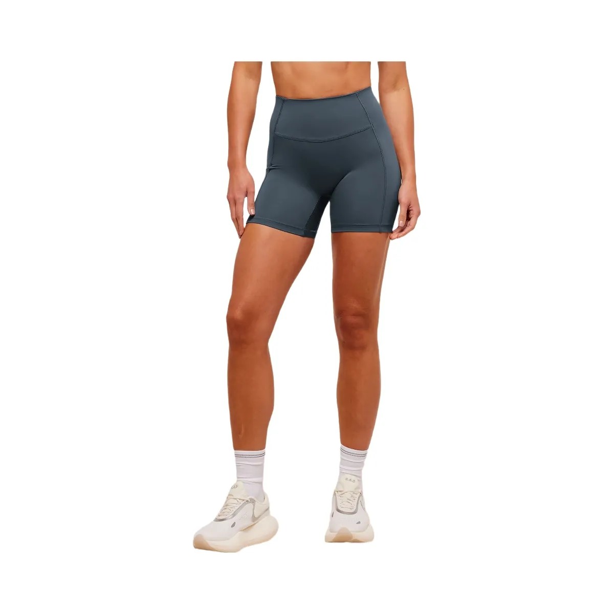 Gymshark Running Elite 6" Tight Fit Shorts "Titanium Blue" - HypeFly India View 1