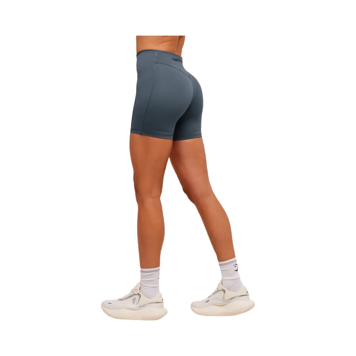 Gymshark Running Elite 6" Tight Fit Shorts "Titanium Blue" - HypeFly India View 3