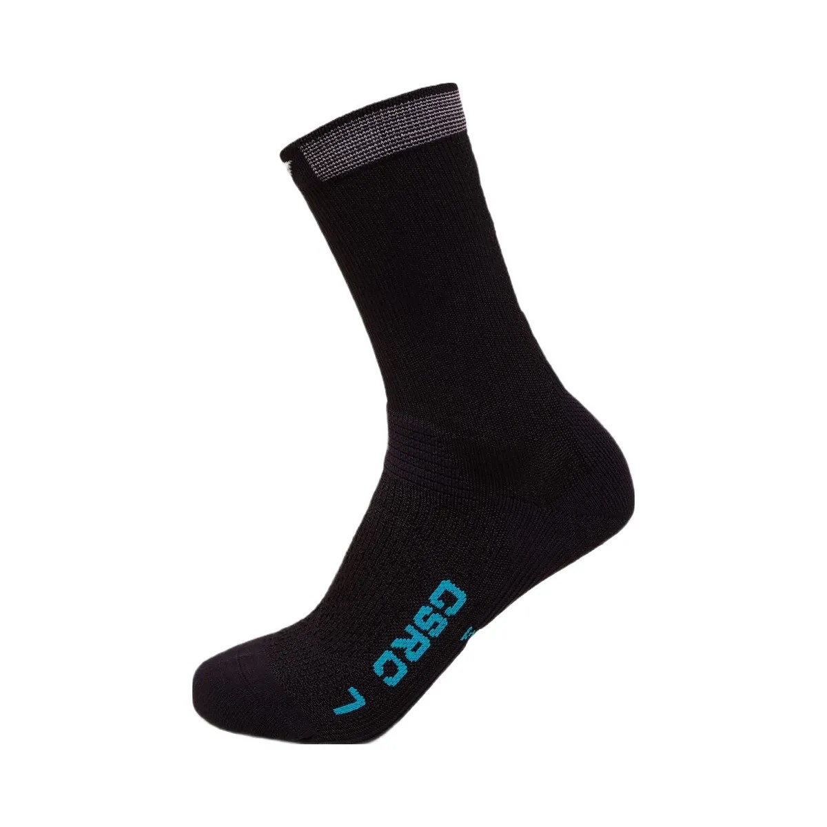 Gymshark Running Elite Crew Sock Single "Black" - HypeFly India View 1