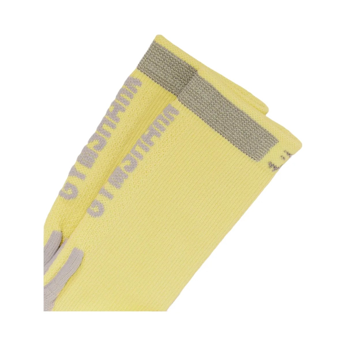 Gymshark Running Elite Crew Sock Single "Sorbet Yellow" - HypeFly India View 2