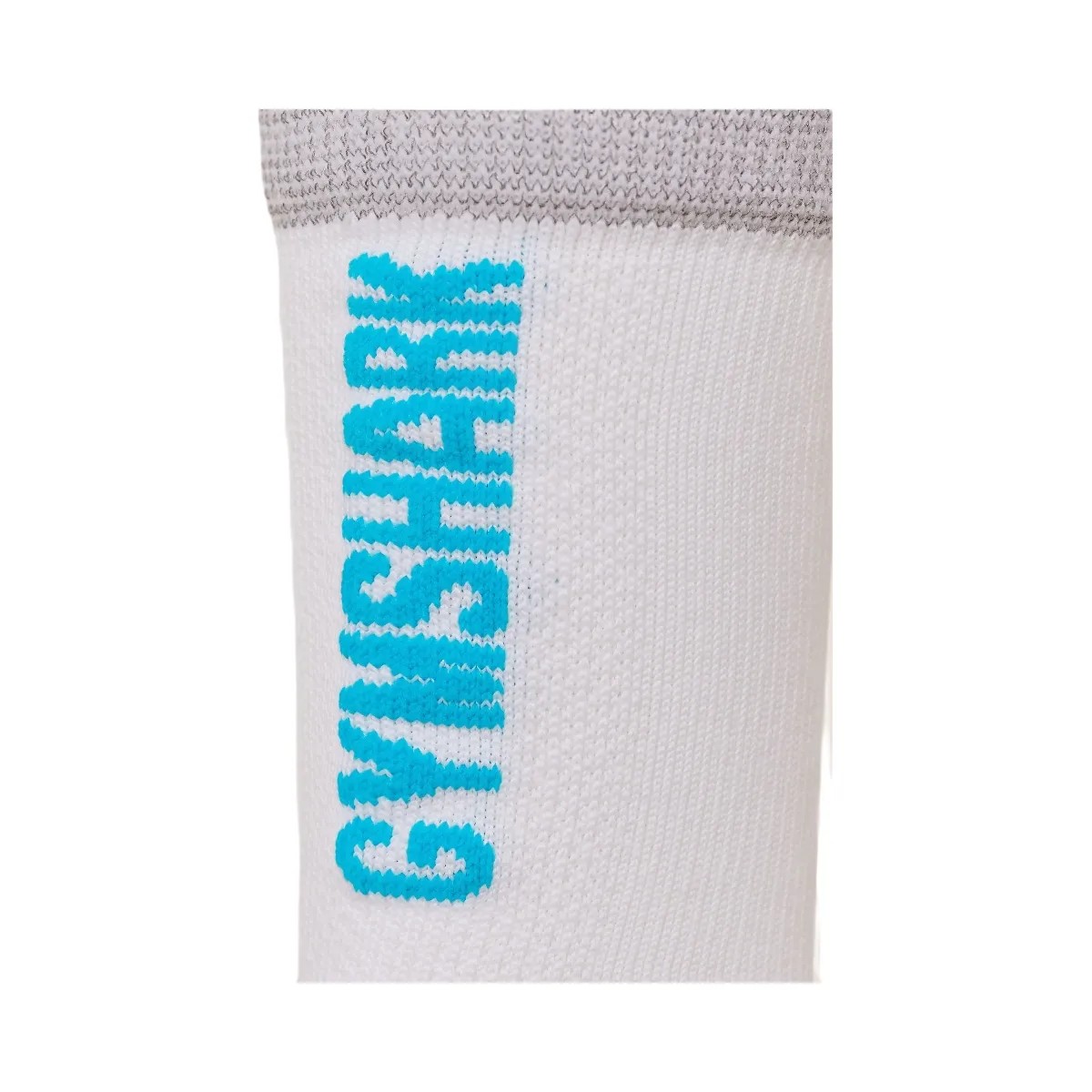 Gymshark Running Elite Crew Sock Single "White Brand Blue Sour Pink" - HypeFly India View 3