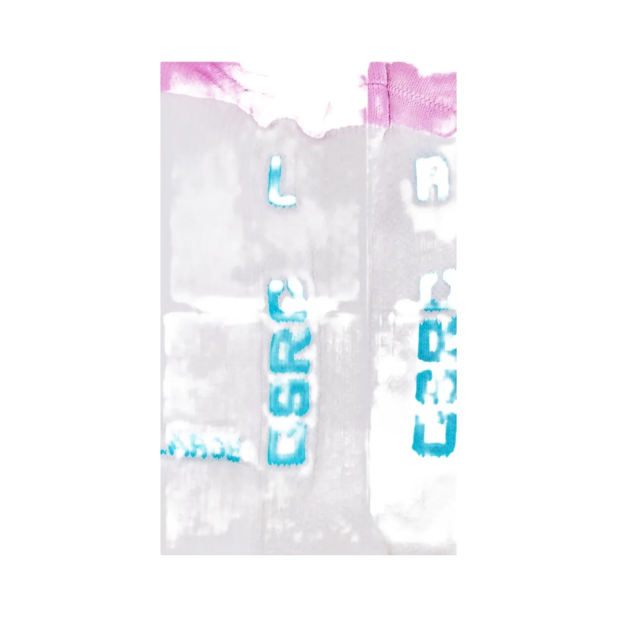 Gymshark Running Elite Crew Sock Single "White Brand Blue Sour Pink" - HypeFly India View 5