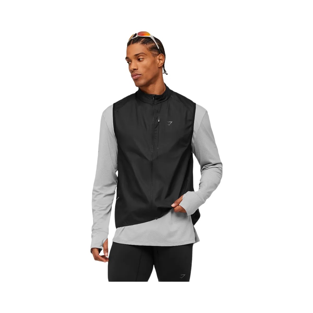 Gymshark Running Elite Lightweight Vest "Black" - HypeFly India View 1