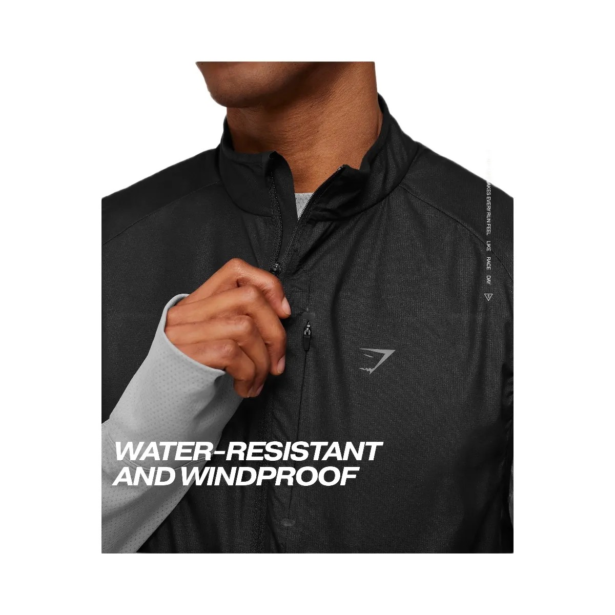 Gymshark Running Elite Lightweight Vest "Black" - HypeFly India View 2