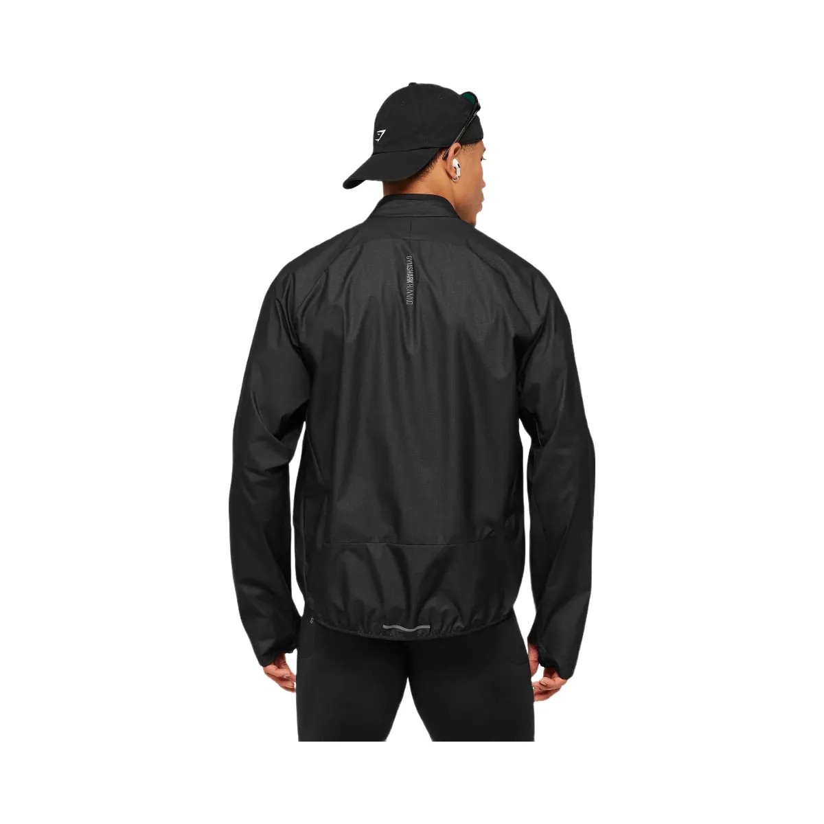 Gymshark Running Elite Lightweight Windbreaker "Black" - HypeFly India View 3