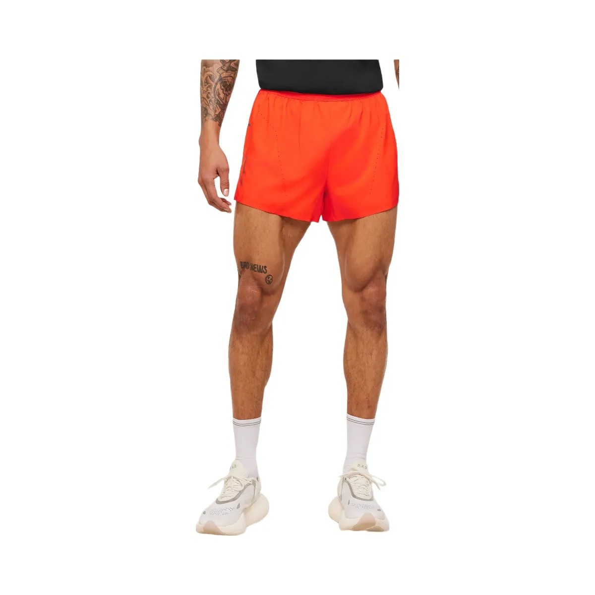 Gymshark Running Elite Race 5" Short "Electric Orange" - HypeFly India View 1