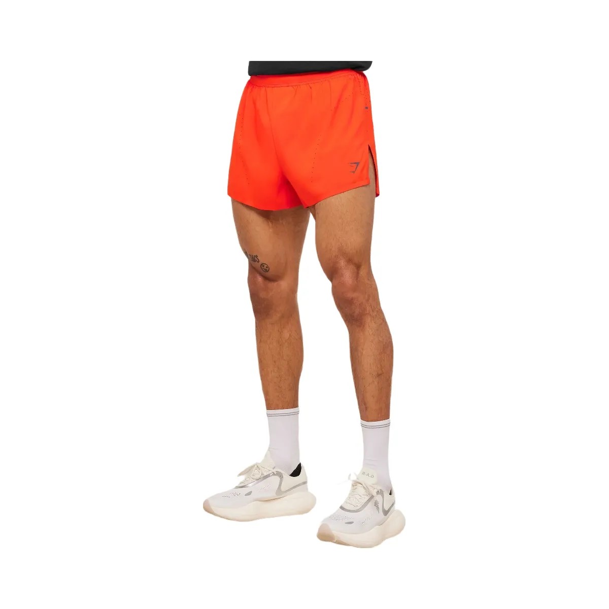 Gymshark Running Elite Race 5" Short "Electric Orange" - HypeFly India View 3