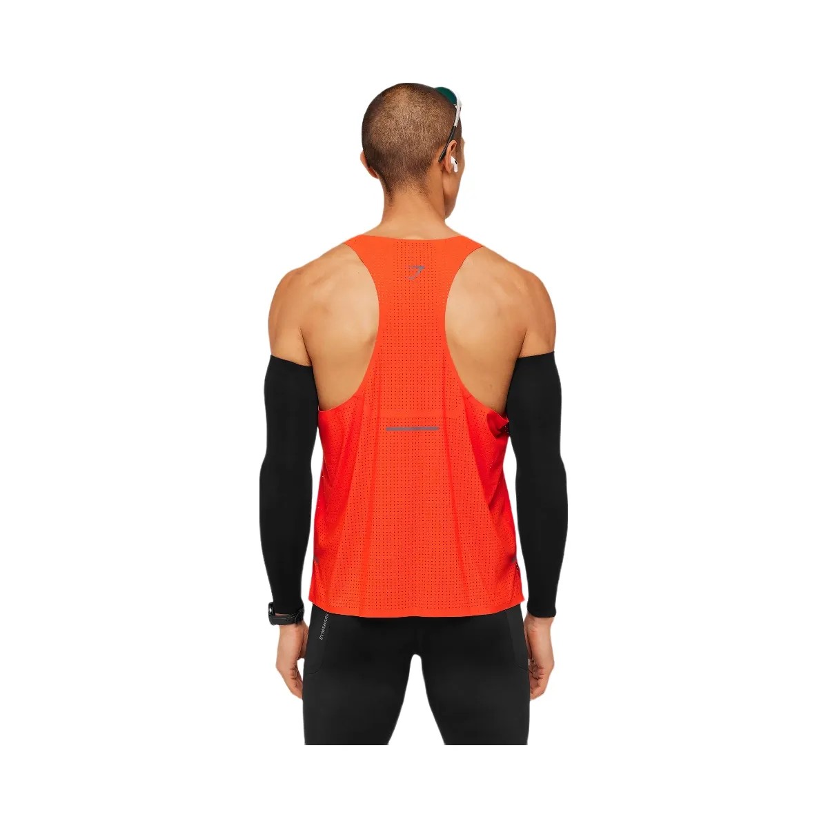 Gymshark Running Elite Race Vest "Electric Orange" - HypeFly India View 2