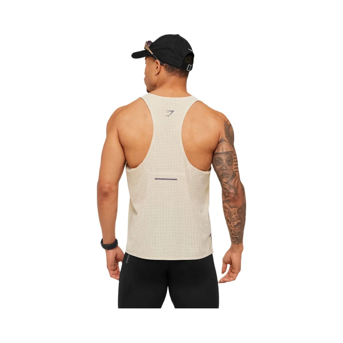Gymshark Running Elite Race Vest "Pebble Grey" - HypeFly India View 2
