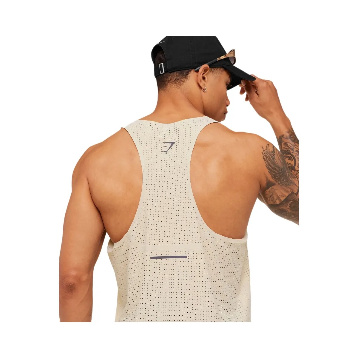 Gymshark Running Elite Race Vest "Pebble Grey" - HypeFly India View 6