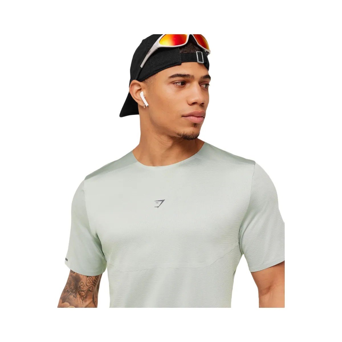 Gymshark Running Elite T-Shirt "Morning Blue" - HypeFly India View 5