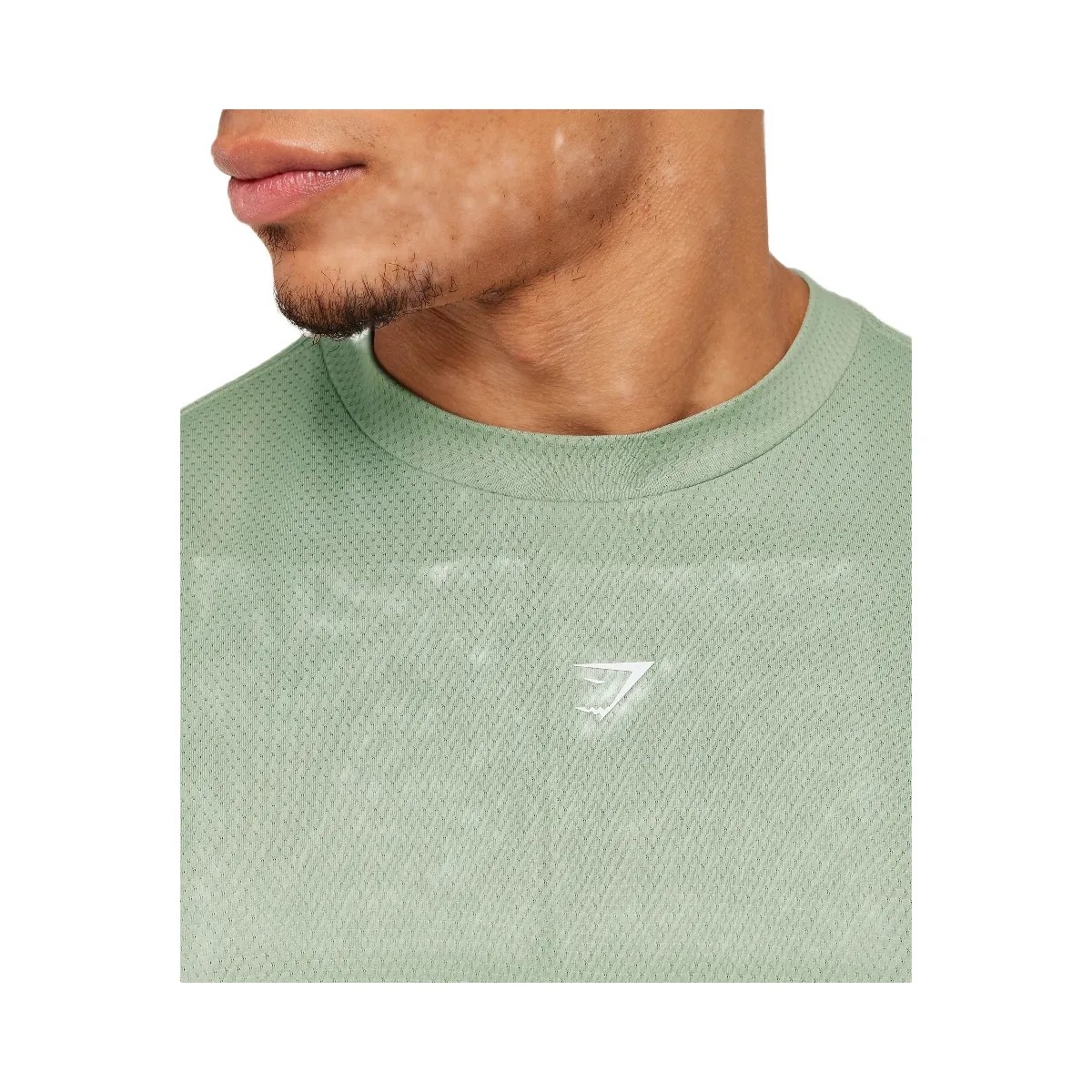 Gymshark Running Graphic T-Shirt "GS Haze Green" - HypeFly India View 5