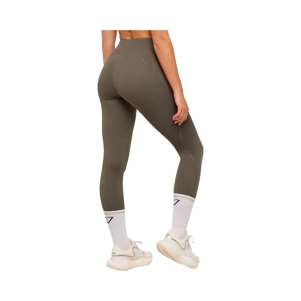 Gymshark Running Pocket Leggings "Camo Brown" - HypeFly India View 2