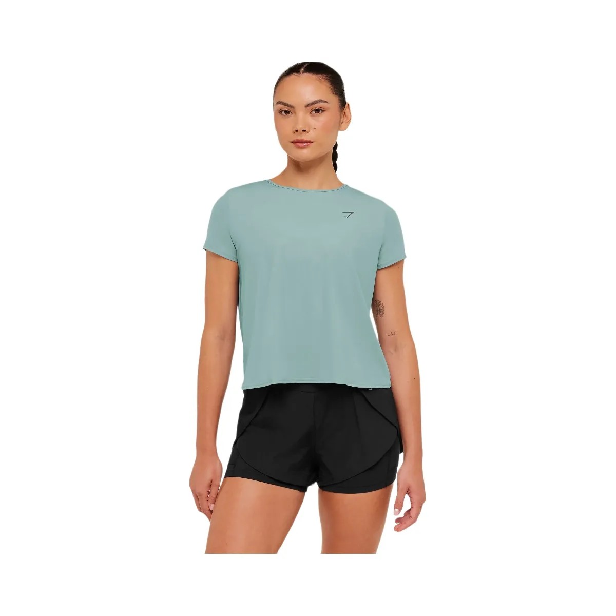 Gymshark Running Short Sleeve T-Shirt "GS Storm Blue" - HypeFly India View 1