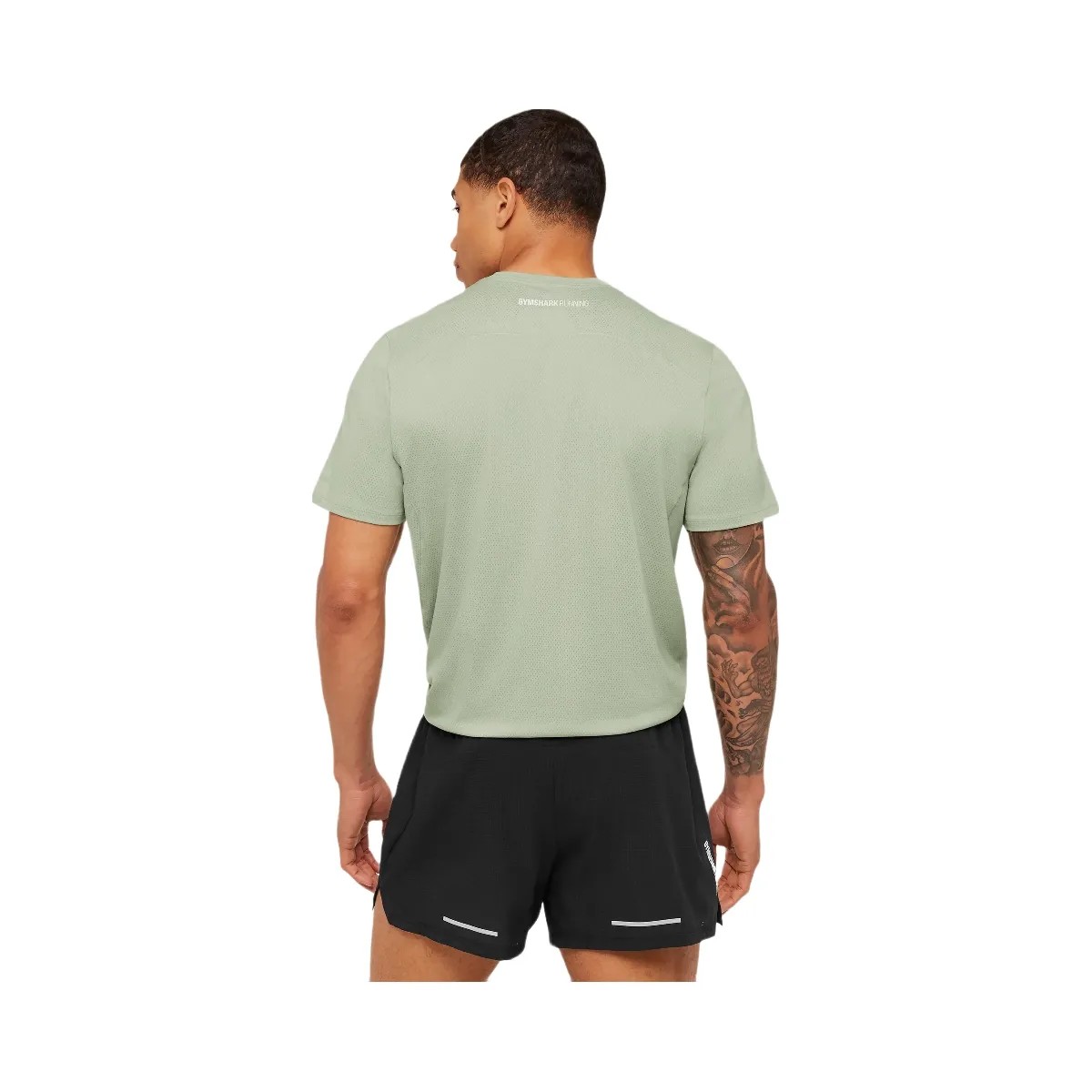 Gymshark Running T-Shirt "GS Haze Green" - HypeFly India View 2