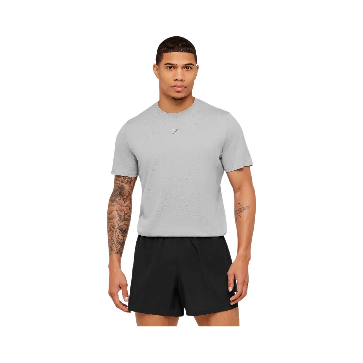 Gymshark Running T-Shirt "Stratus Grey" - HypeFly India View 1