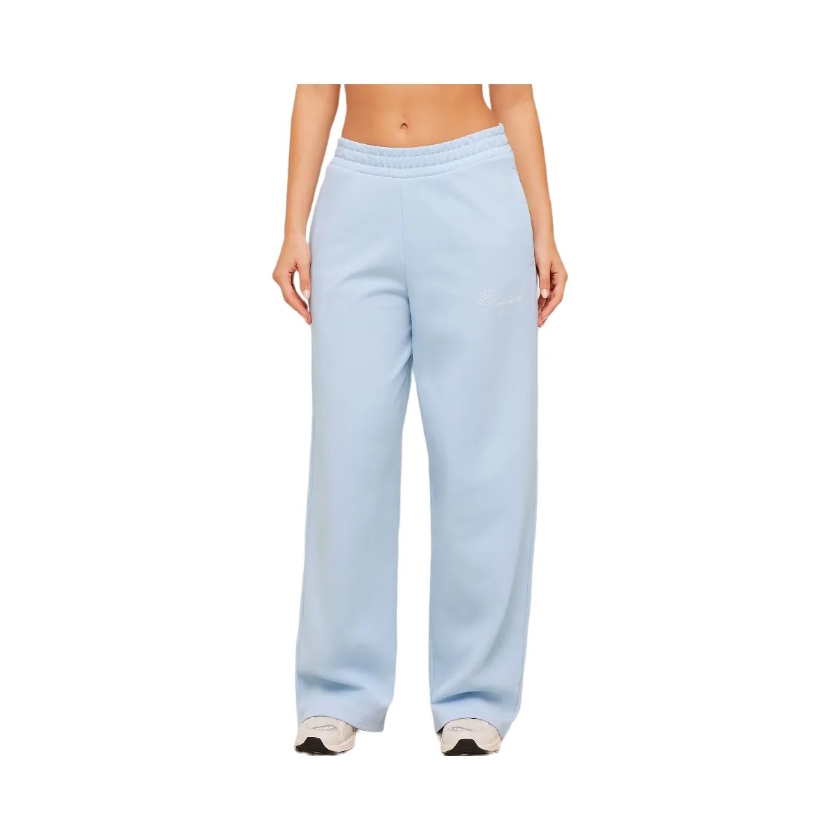Gymshark Script Embroidery Joggers "Chilled Blue" - HypeFly India View 1