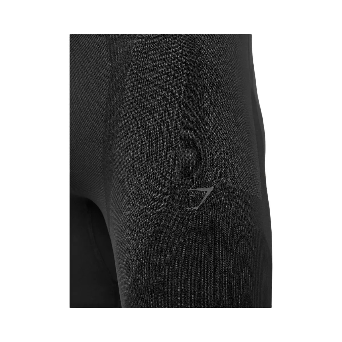 Gymshark Seamless Running Half Tight "Black Grey" - HypeFly India View 6