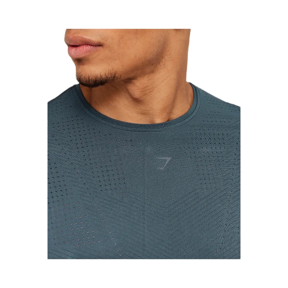Gymshark Seamless Running T-Shirt "GS Stealth Blue" - HypeFly India View 5