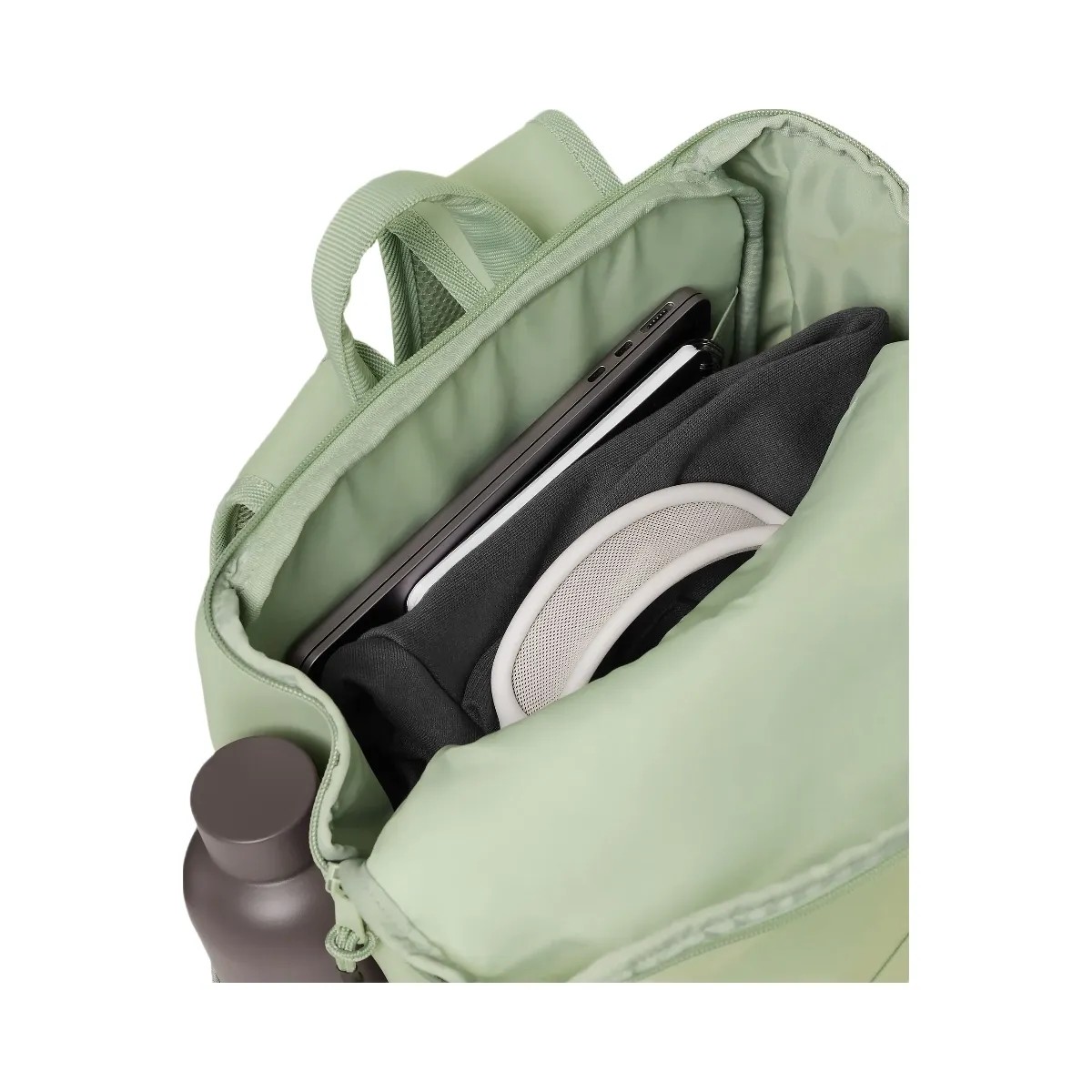 Gymshark Small Sleek Backpack "Haze Green" - HypeFly India View 2