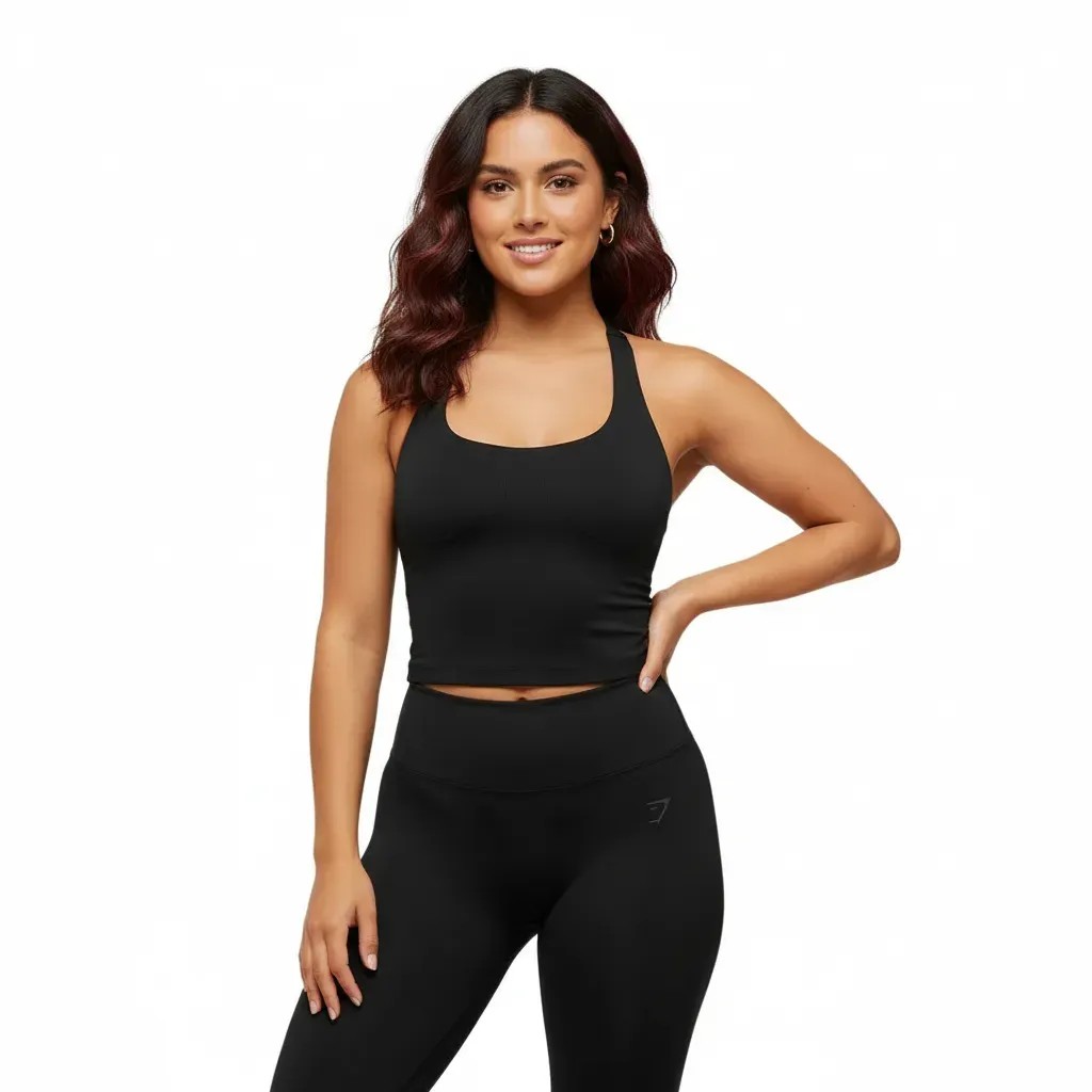 gymshark-soft-sculpt-halterneck-tank-with-shelf-black