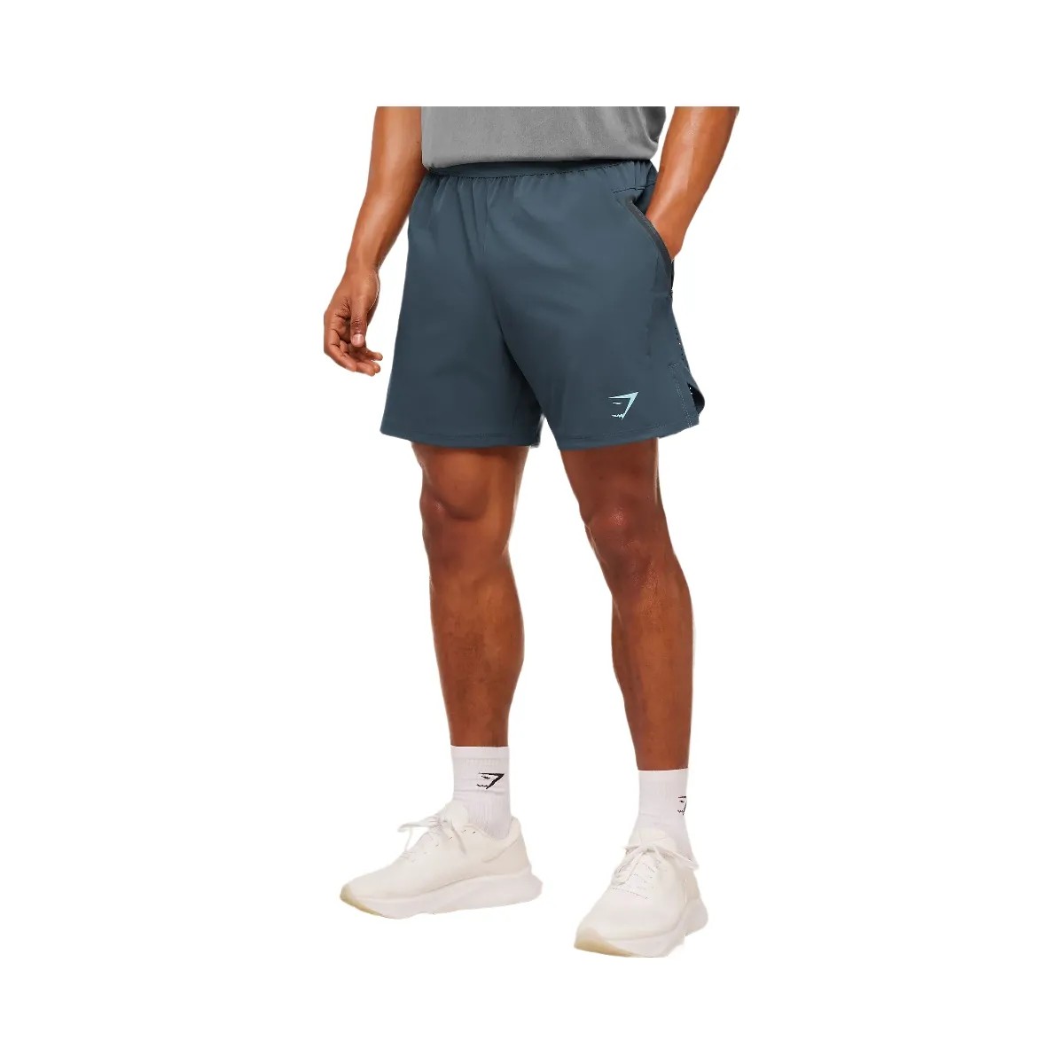 Gymshark Sport Hybrid 6" Shorts "Stealth Blue" - HypeFly India View 1