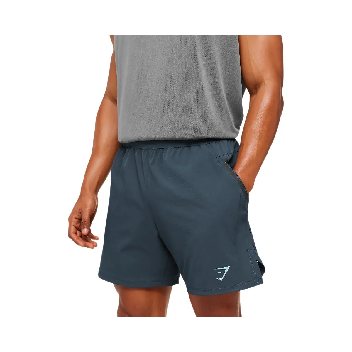 Gymshark Sport Hybrid 6" Shorts "Stealth Blue" - HypeFly India View 4