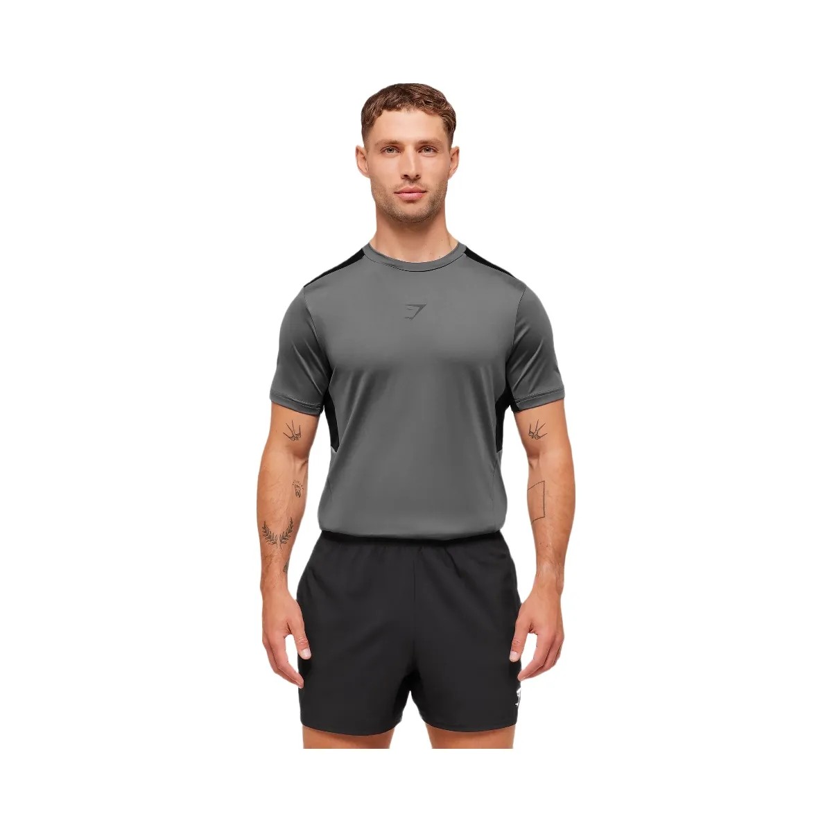 Gymshark Sport T-Shirt "Dark Grey Black" - HypeFly India View 1