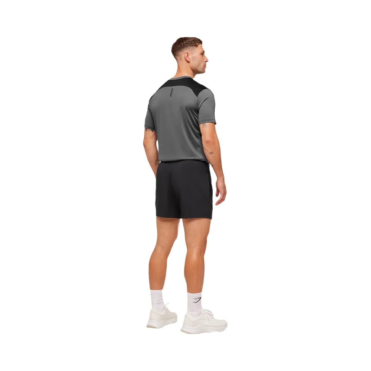 Gymshark Sport T-Shirt "Dark Grey Black" - HypeFly India View 4