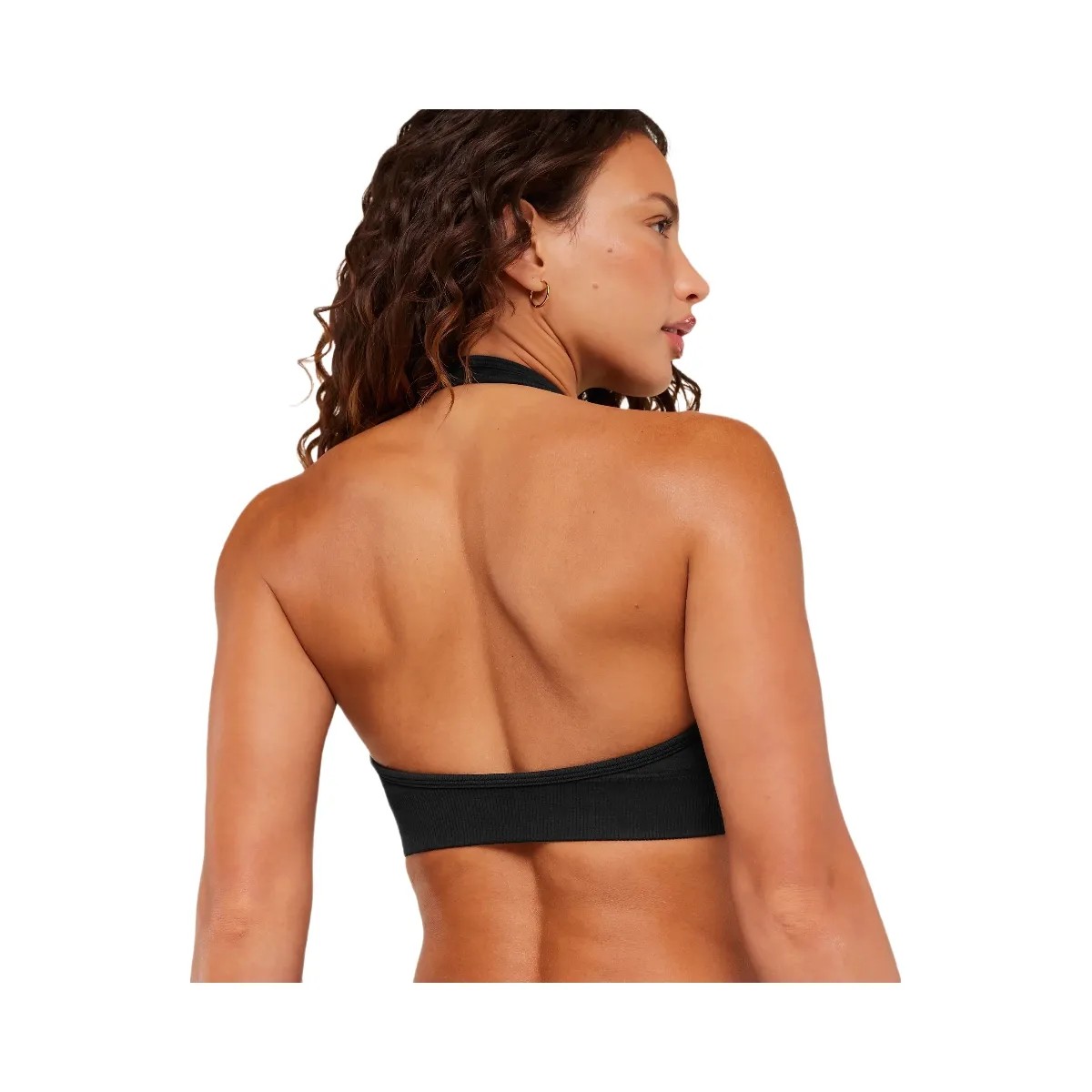 Gymshark Steel Seamless Halter Neck Bra "GS Black" - HypeFly India View 6