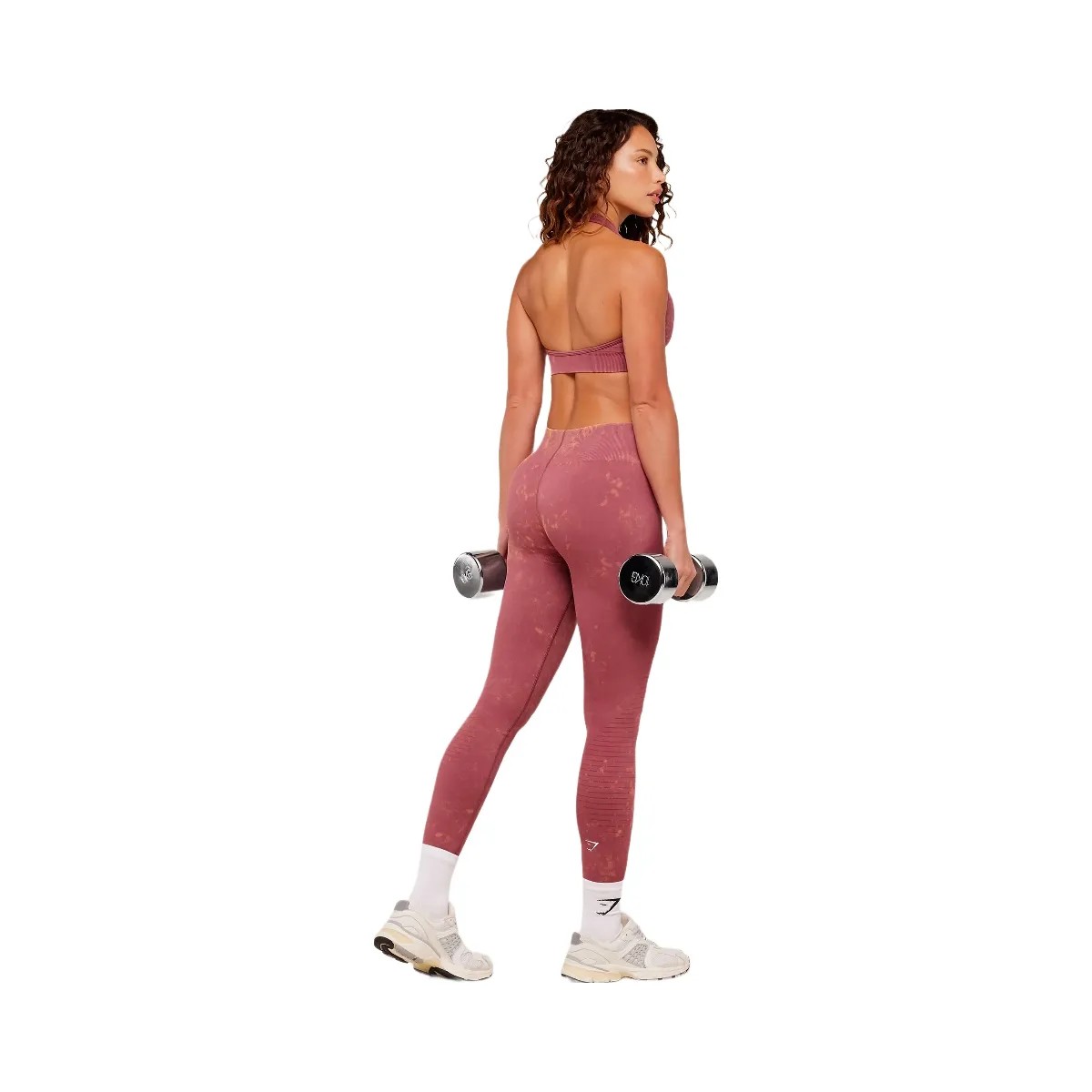 Gymshark Steel Seamless Leggings "GS Reset Pink" - HypeFly India View 4