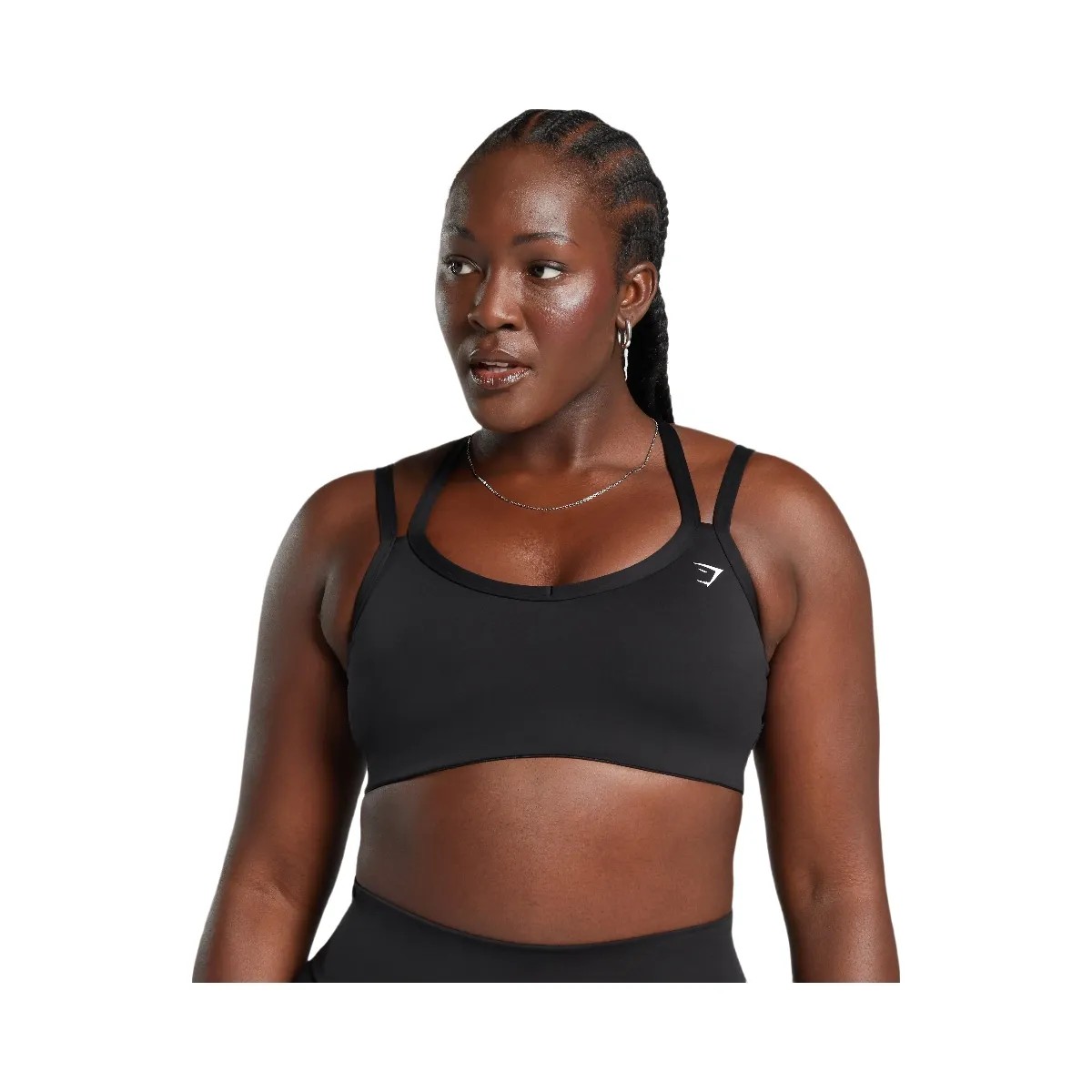 Gymshark Strap Feature Sports Bra "Black" - HypeFly India View 3