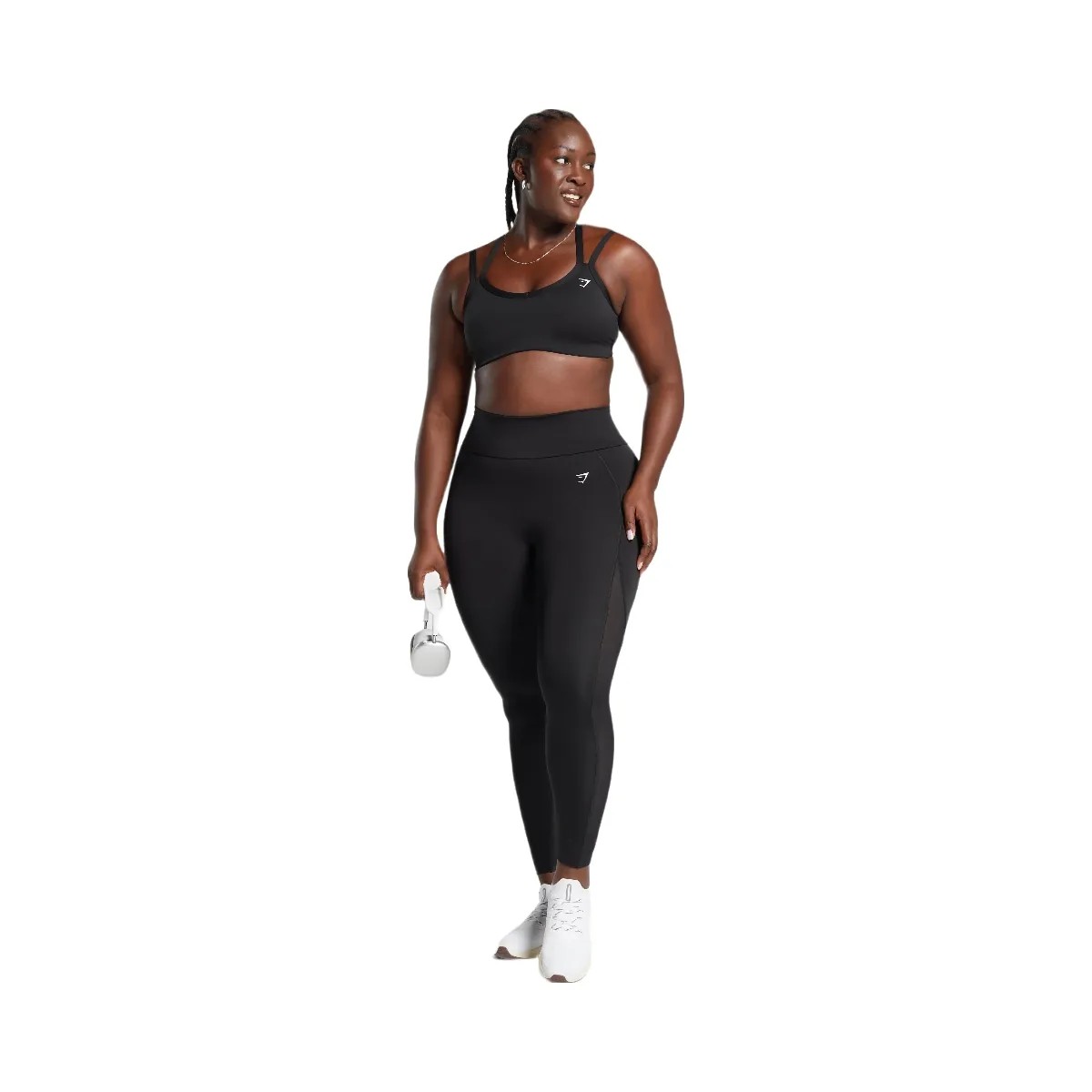 Gymshark Strap Feature Sports Bra "Black" - HypeFly India View 5