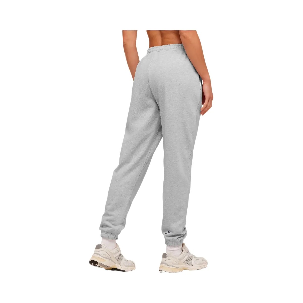 Gymshark Strength and Fitness Crest Graphic Joggers "Light Grey Core Marl" - HypeFly India View 2
