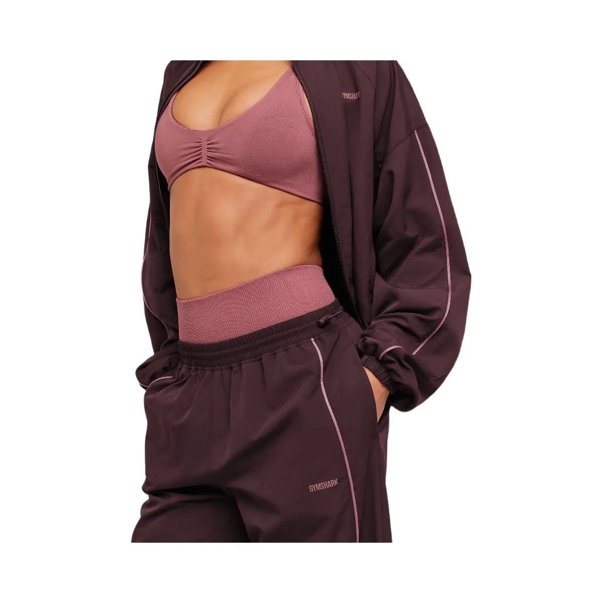 Gymshark To From Pants "Cherry Purple Reset Pink" - HypeFly India View 4