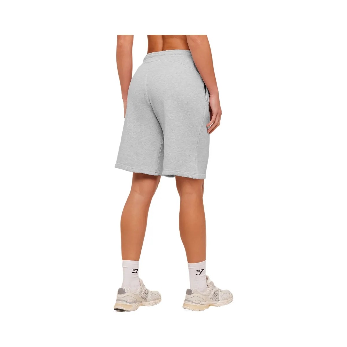 Gymshark To From Shorts "Bros Soft Grey Marl" - HypeFly India View 3