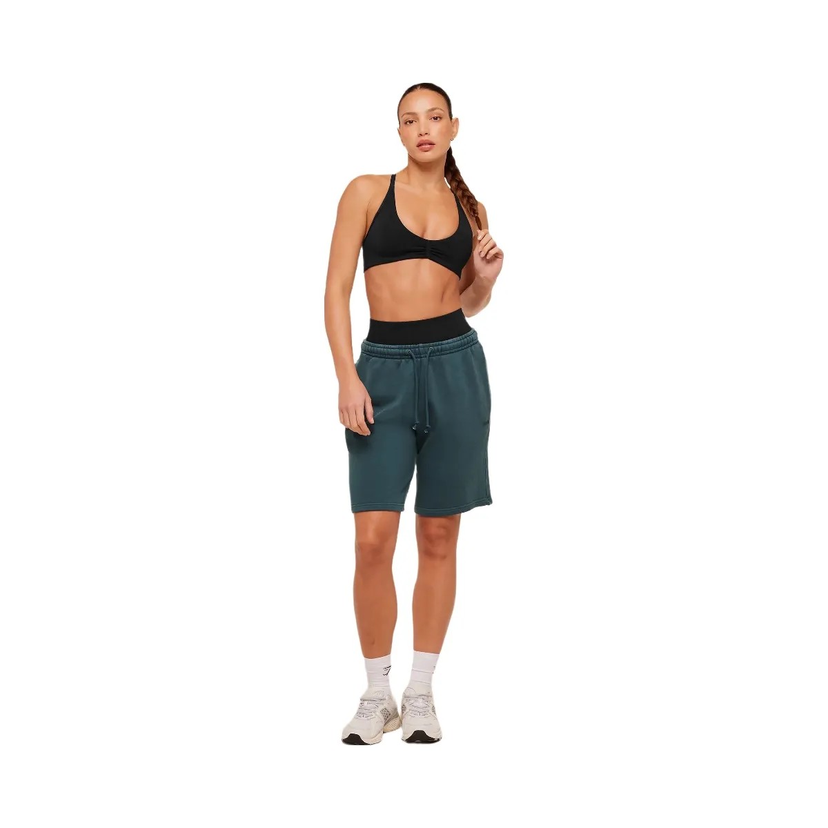 Gymshark To From Shorts "Stealth Blue Wash" - HypeFly India View 2