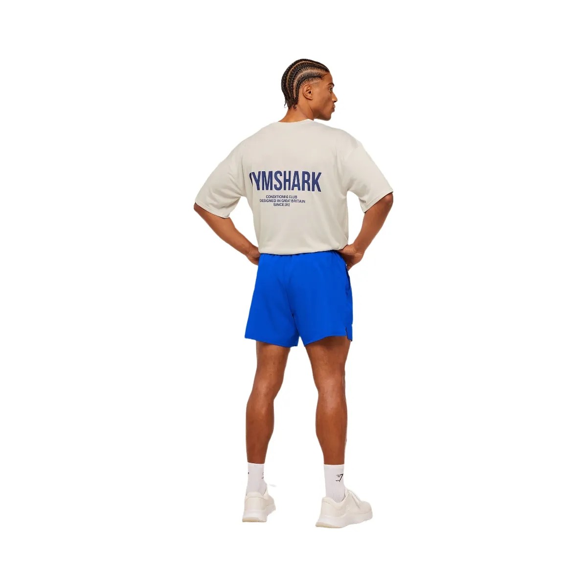 Gymshark Train 5" Shorts "Athletic Blue" - HypeFly India View 4