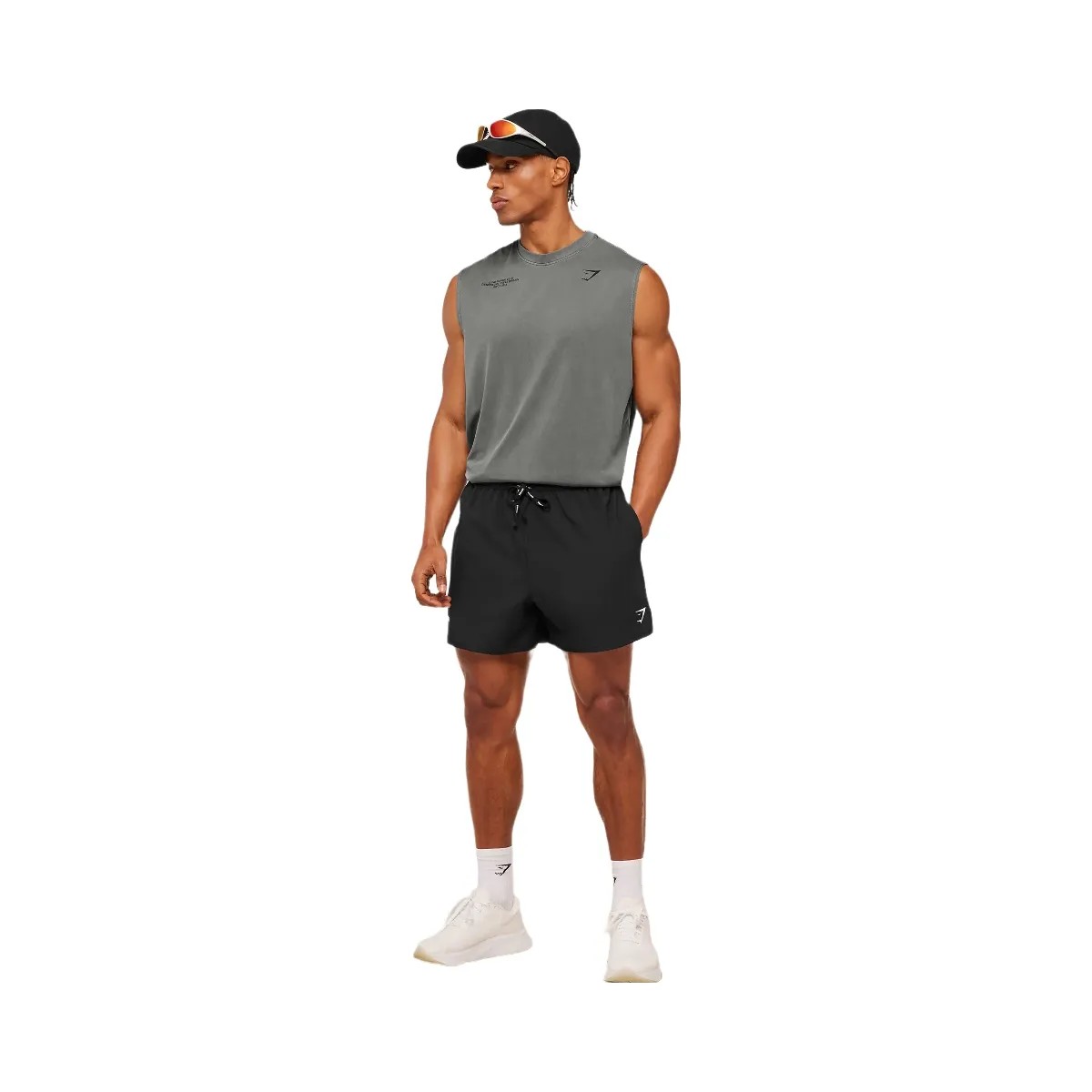 Gymshark Train 5" Shorts "Black" - HypeFly India View 4