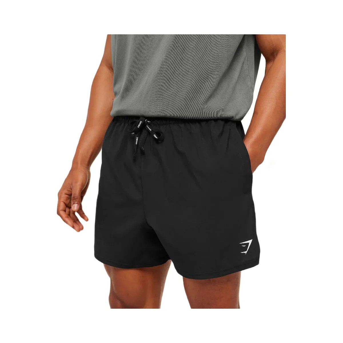 Gymshark Train 5" Shorts "Black" - HypeFly India View 5