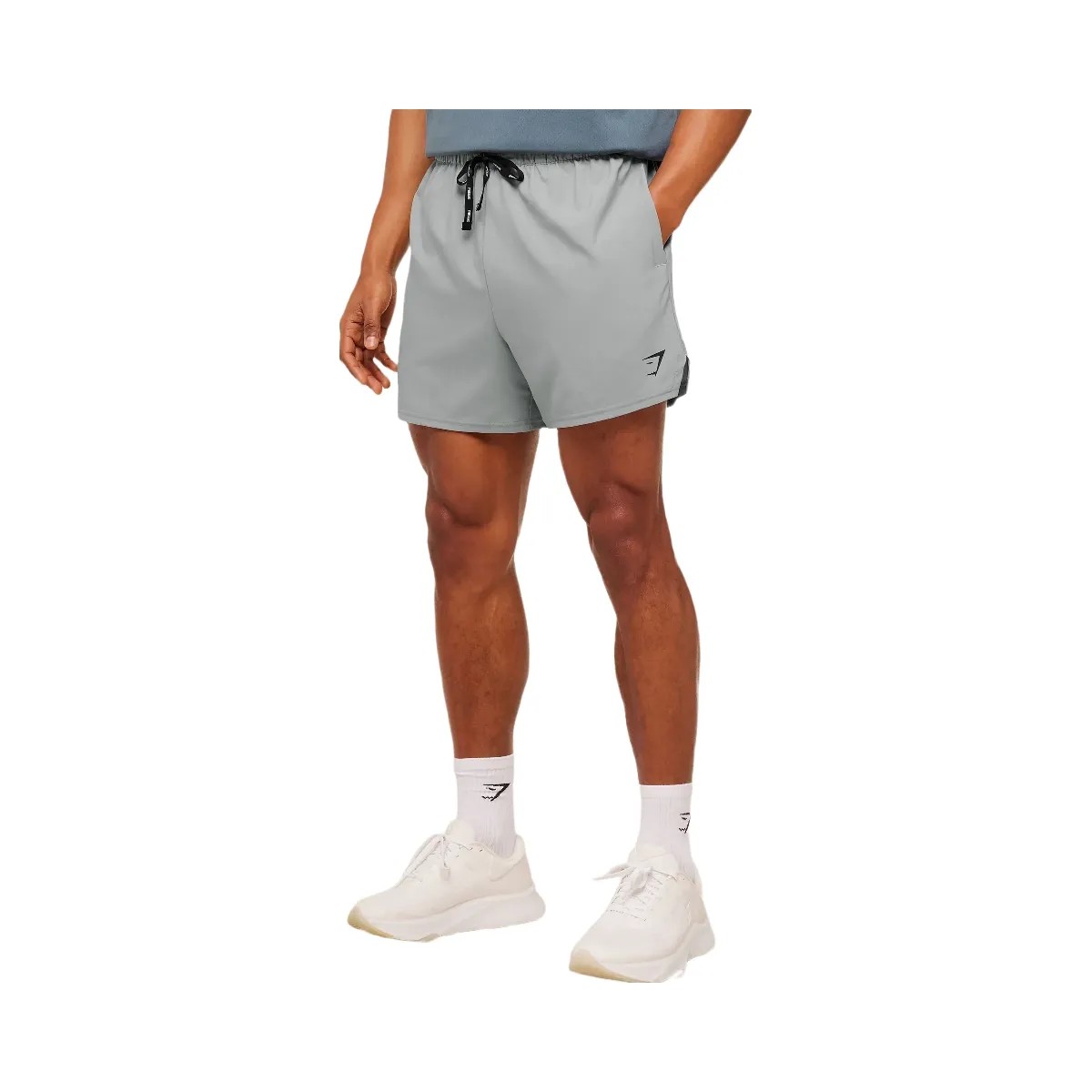 Gymshark Train 5" Shorts "Smokey Grey" - HypeFly India View 1