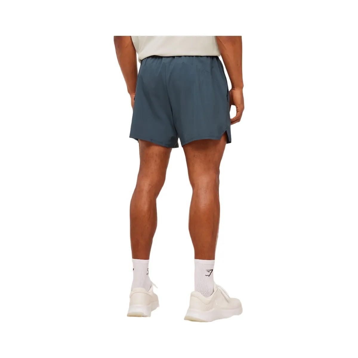 Gymshark Train 5" Shorts "Stealth Blue" - HypeFly India View 3