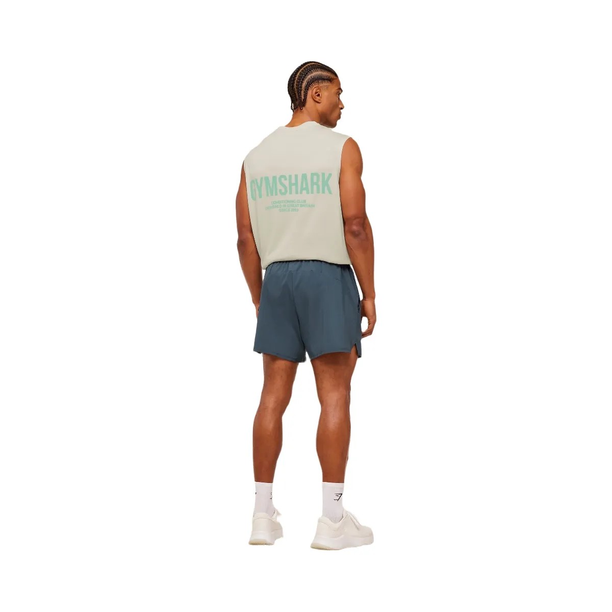 Gymshark Train 5" Shorts "Stealth Blue" - HypeFly India View 4