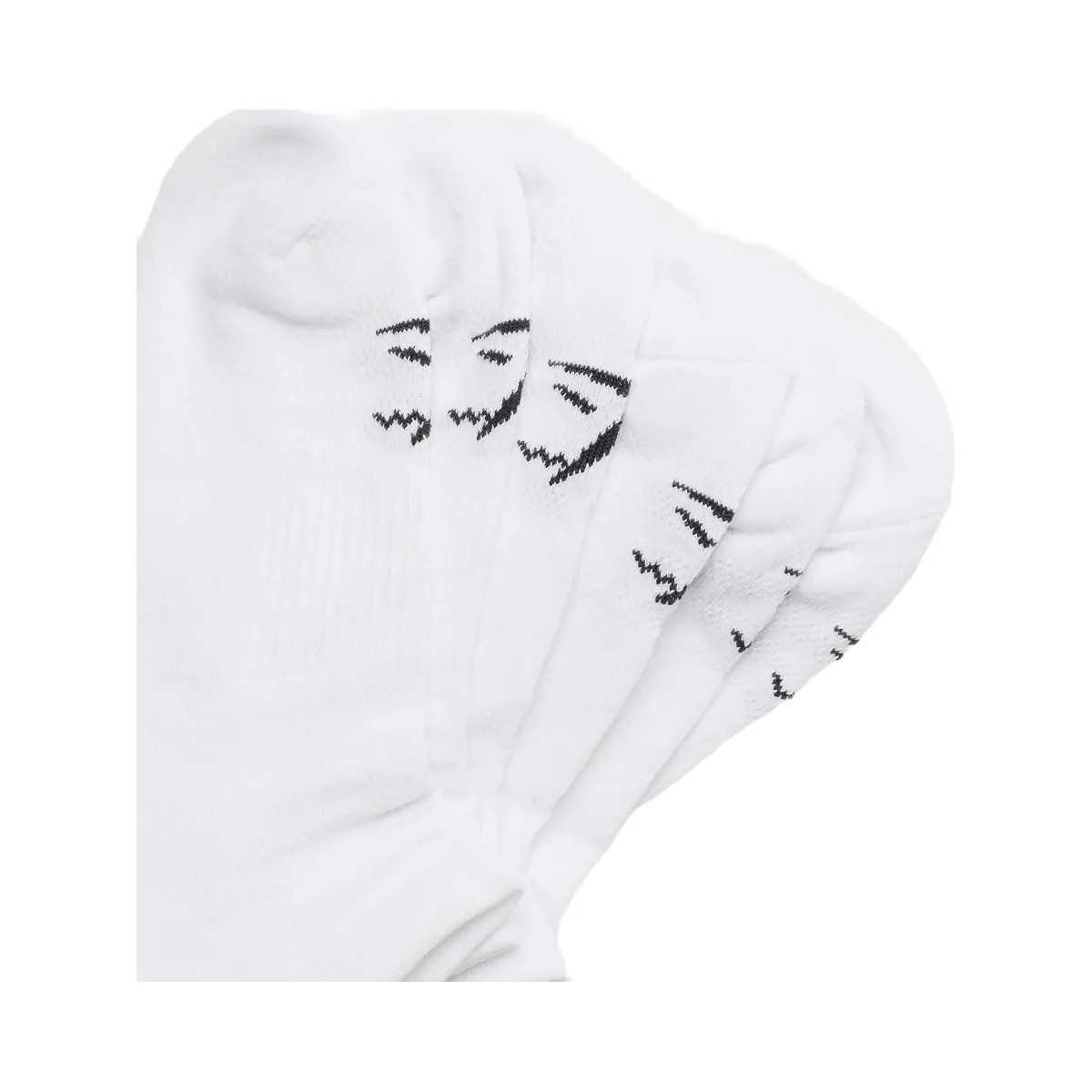 Gymshark Trainer Socks 3pk "White" - HypeFly India View 3