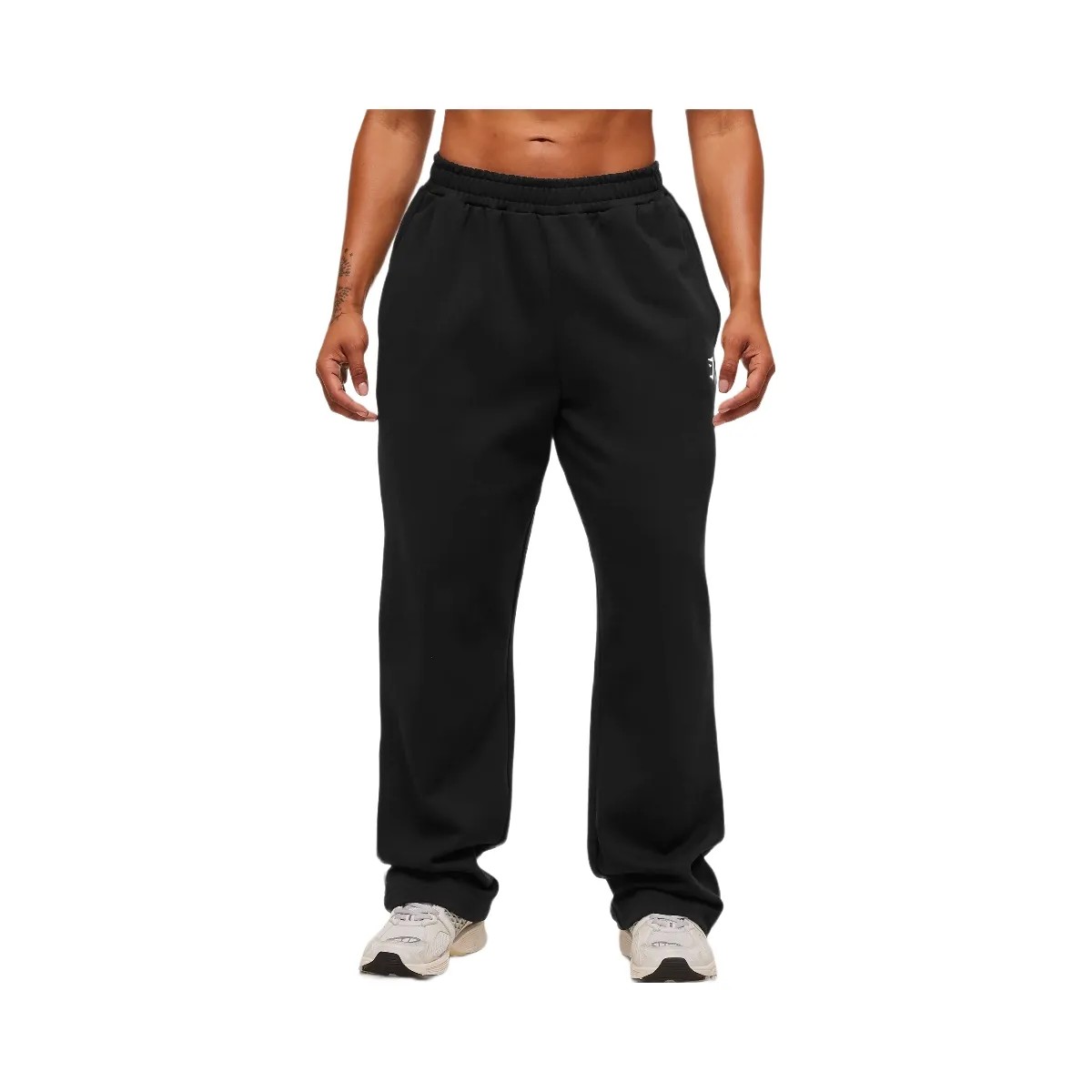 Gymshark Training Fleece Straight Leg Short Pants "Black" - HypeFly India View 1