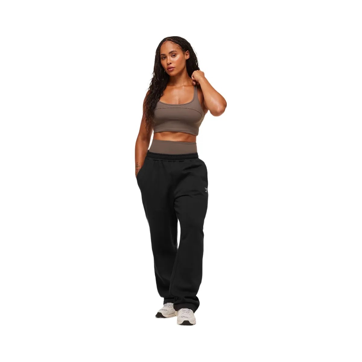 Gymshark Training Fleece Straight Leg Short Pants "Black" - HypeFly India View 5