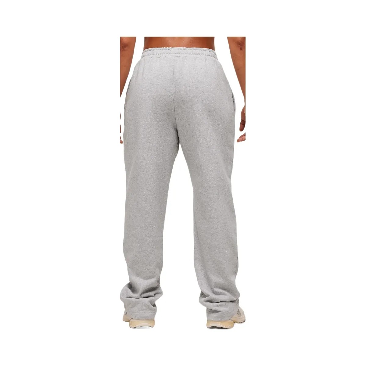 Gymshark Training Fleece Straight Leg Short Pants "Light Grey Core Marl" - HypeFly India View 2