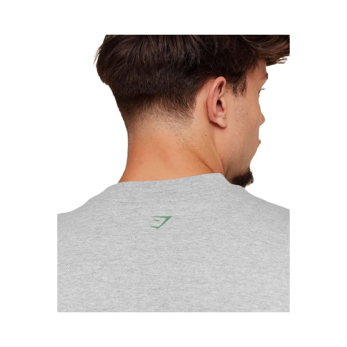 Gymshark Training Graphic T-Shirt "Light Grey Core Marl" - HypeFly India View 6